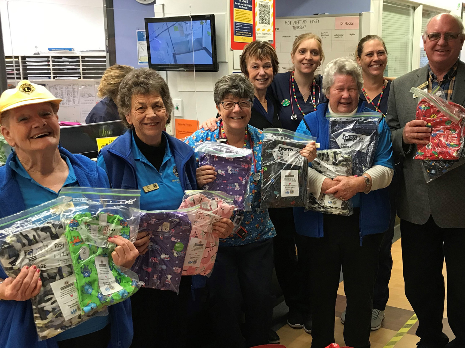 New pyjamas brighten up Childrens Ward